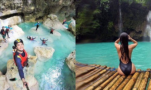 canyoneering and kawasan falls